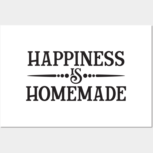 Happiness is homemade Wall Art by Ombre Dreams